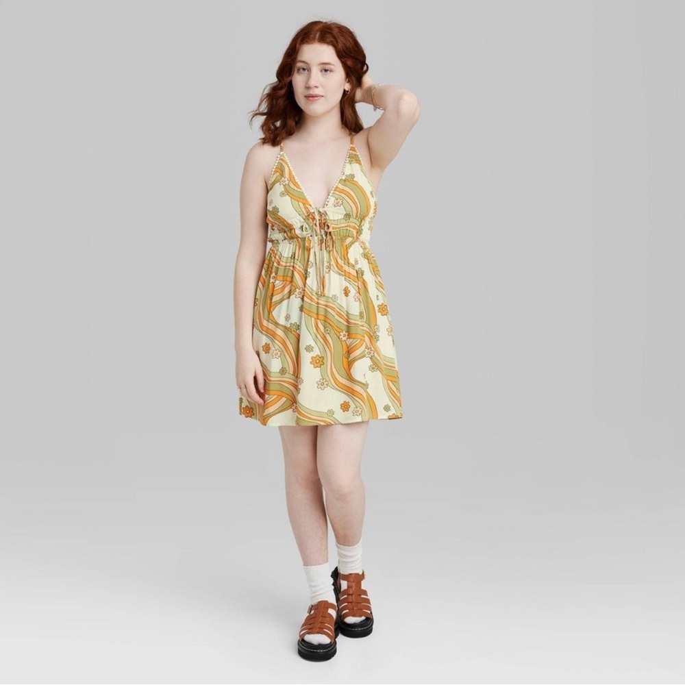 Wild Fable 70’s inspired fit and flare dress XXL